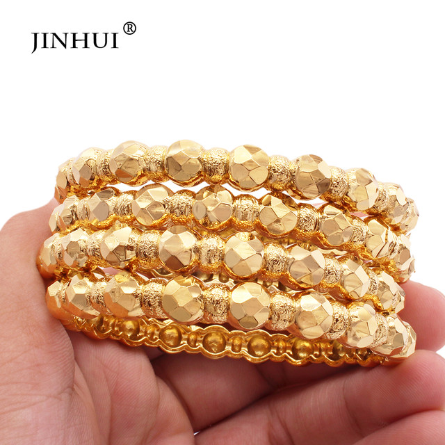 Dubai luxury gold plated Women's bracelets bangles wholesale